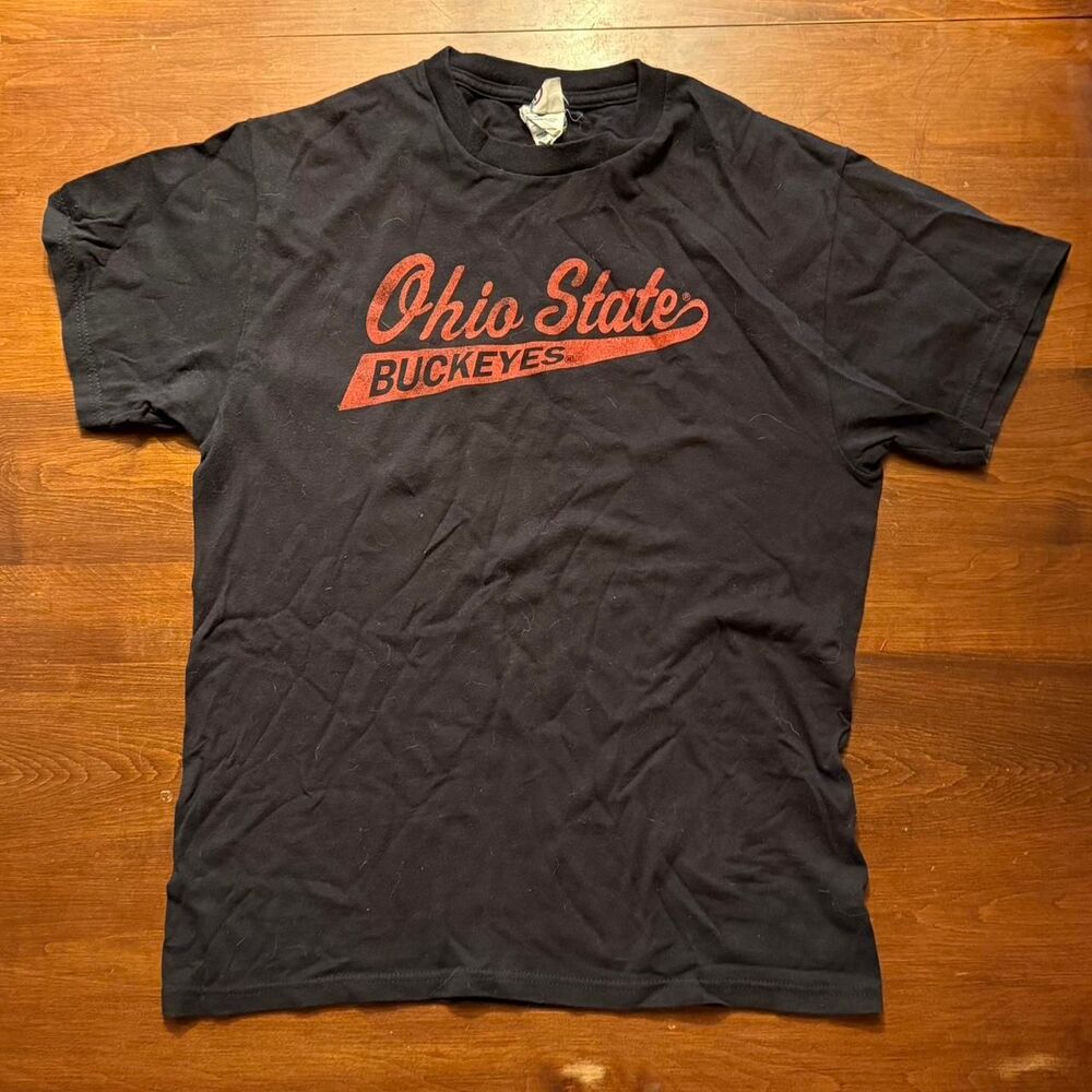 Vintage Ohio State Men's Black T-shirt
